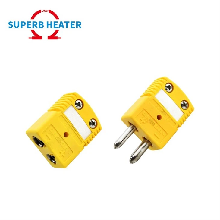 Yellow Color K Type Standard Thermocouple Connector/plug suppliers